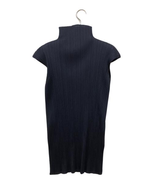 ISSEY MIYAKE（イッセイミヤケ）ISSEY MIYAKE (イッセイミヤケ) プリ―ツチュニック ネイビー サイズ:4の古着・服飾アイテム