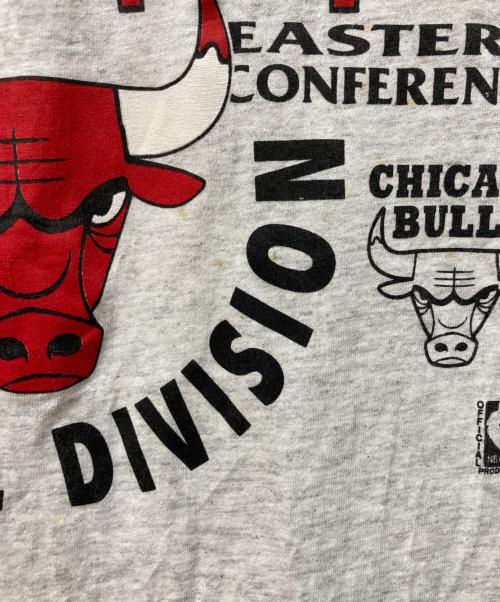 ALL SPORT（オールスポーツ）ALL SPORT (オールスポーツ) 90s CHICAGO BULLS プリントTシャツ ホワイト サイズ:Ⅼの古着・服飾アイテム