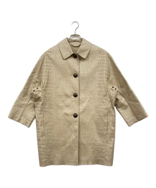 MACKINTOSH（マッキントッシュ）MACKINTOSH (マッキントッシュ) ゴム引きステンカラーコート ベージュ サイズ:34の古着・服飾アイテム