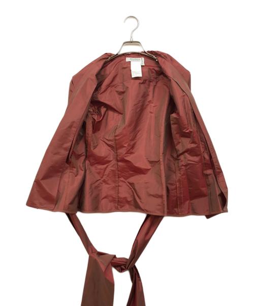 MaxMara（マックスマーラ）MaxMara (マックスマーラ) カシュクールシルクブラウス レッド サイズ:36の古着・服飾アイテム