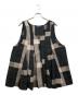 As know as de base（アズノゥアズ ドゥ バズ）の古着「【大きいサイズ】カクカクシカシカクＢＬ」｜ブラック