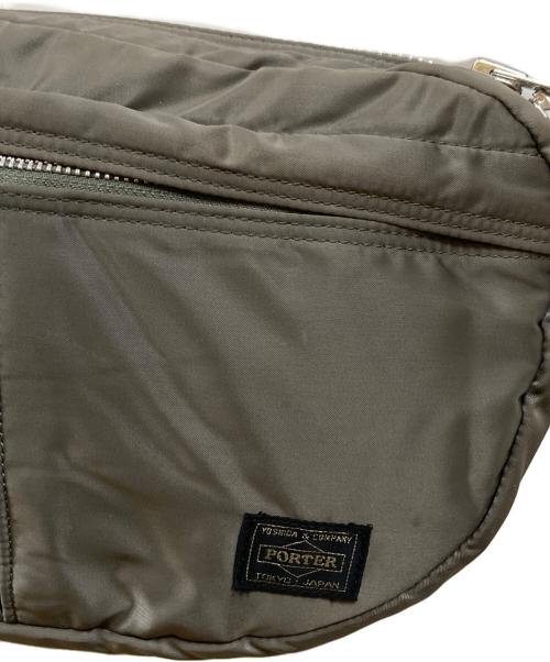 PORTER（ポーター）PORTER (ポーター) タンカー ハーフムーン ショルダーバッグ グレーの古着・服飾アイテム