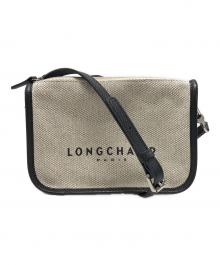 LONGCHAMP（ロンシャン）の古着「ロゾ エッセンシャル S クロスボディバッグ」｜アイボリー