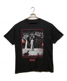 WEBER（ウェーバー）の古着「同じ顔の男たち プリントTシャツ」｜ブラック