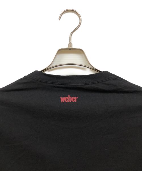 WEBER（ウェーバー）Weber (ウェーバー) 同じ顔の男たち プリントTシャツ ブラック サイズ:Lの古着・服飾アイテム