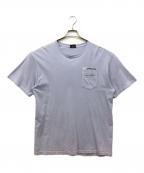 stussyステューシー）の古着「ポケットTシャツ」｜ブルー