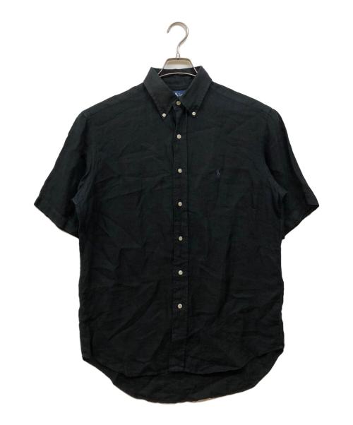 RALPH LAUREN（ラルフローレン）RALPH LAUREN (ラルフローレン) BLAKE リネンシャツ ブラック サイズ:Mの古着・服飾アイテム
