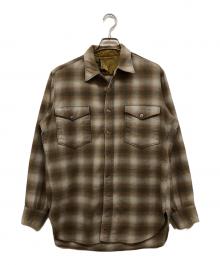 PENDLETON（ペンドルトン）の古着「オンブレチェックシャツ」｜ブラウン