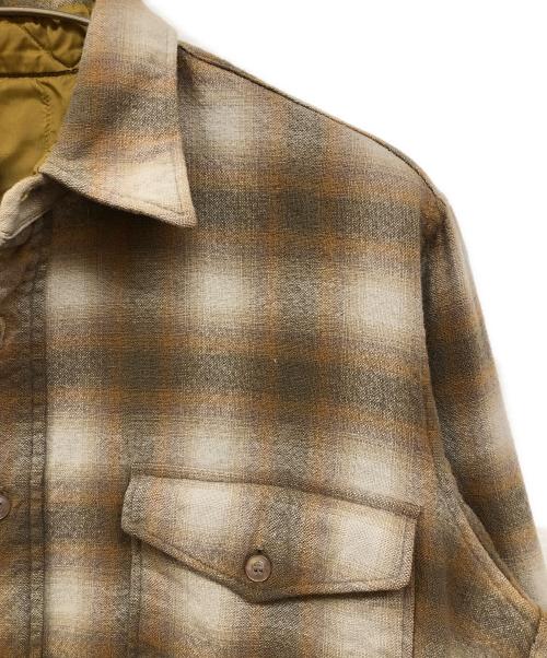 PENDLETON（ペンドルトン）PENDLETON (ペンドルトン) オンブレチェックシャツ ブラウン サイズ:16の古着・服飾アイテム