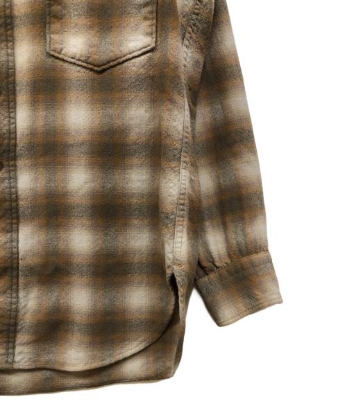 PENDLETON（ペンドルトン）PENDLETON (ペンドルトン) オンブレチェックシャツ ブラウン サイズ:16の古着・服飾アイテム