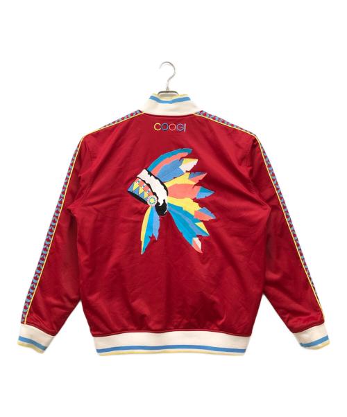 Coogi（クージー）Coogi (クージー) トラックジャケット レッド サイズ:Lの古着・服飾アイテム