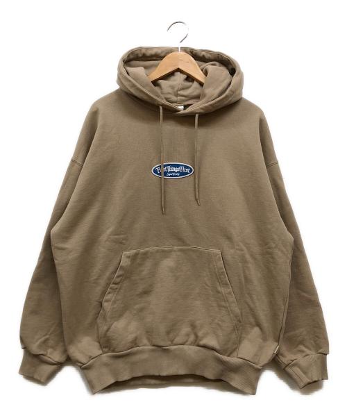 KEBOZ（ケボズ）KEBOZ (ケボズ) コラボプルオーバーパーカー ベージュ サイズ:Mの古着・服飾アイテム