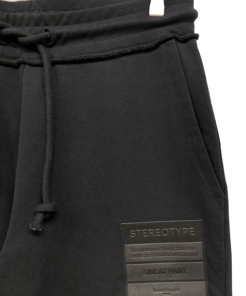 Maison Margiela（メゾンマルジェラ）Maison Margiela (メゾンマルジェラ) Stereotype Sweat Pant ブラック サイズ:46の古着・服飾アイテム