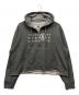 MM6 Maison Margiela（エムエムシックスメゾンマルジェラ）の古着「ハーフジップスウェットパーカー」｜グレー