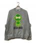 A BATHING APE（アベイシングエイプ）の古着「MILO BORG RELAXED FIT CREWNECK SWEATSHIRT」｜グレー