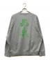 A BATHING APE (アベイシングエイプ) MILO BORG RELAXED FIT CREWNECK SWEATSHIRT グレー サイズ:L：15000円