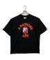 A BATHING APE（アベイシングエイプ）の古着「CAMO FADE APE HEAD RELAXED FIT TEE」｜ブラック