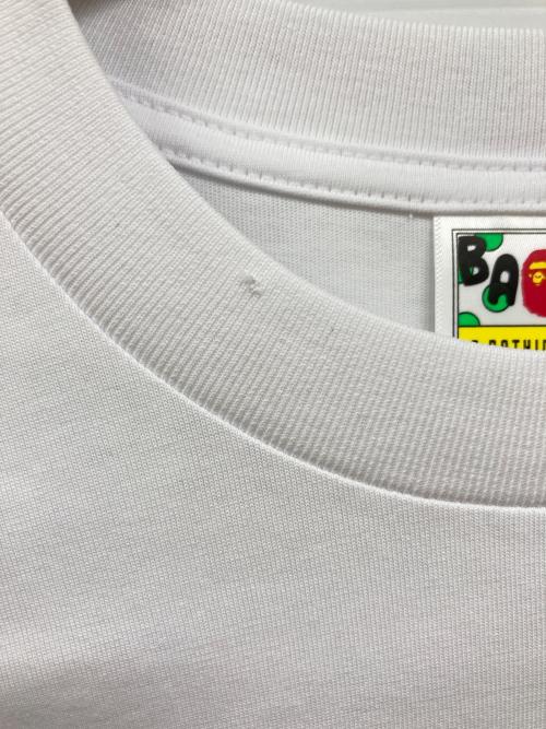 A BATHING APE（アベイシングエイプ）A BATHING APE (アベイシングエイプ) BY BATHING APE TEE ホワイト サイズ:Lの古着・服飾アイテム