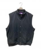 THE NORTHFACE PURPLELABELザ・ノースフェイス パープルレーベル）の古着「FIELD SWEATVEST」｜ブラック