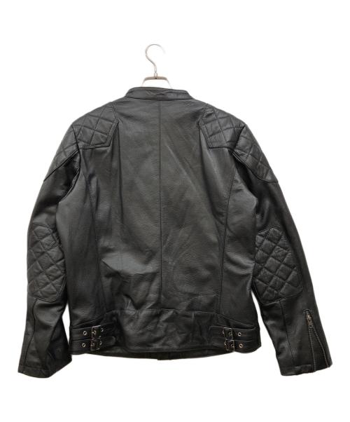 uaboni（ユアボニ）uaboni (ユアボニ) シングルライダースジャケット ブラック サイズ:48の古着・服飾アイテム