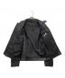 中古・古着 DIESEL (ディーゼル) シングルライダースジャケット ブラック サイズ:L：30000円