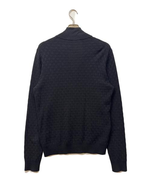 LOUIS VUITTON（ルイ ヴィトン）LOUIS VUITTON (ルイ ヴィトン) ダミエ ジップカーディガン ブラック サイズ:Lの古着・服飾アイテム