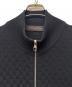 中古・古着 LOUIS VUITTON (ルイ ヴィトン) ダミエ ジップカーディガン ブラック サイズ:XL：45000円