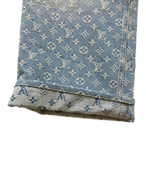 LOUIS VUITTON（ルイ ヴィトン）LOUIS VUITTON (ルイ ヴィトン) グラフィティモノグラムバギーデニムパンツ ブルー サイズ:34の古着・服飾アイテム