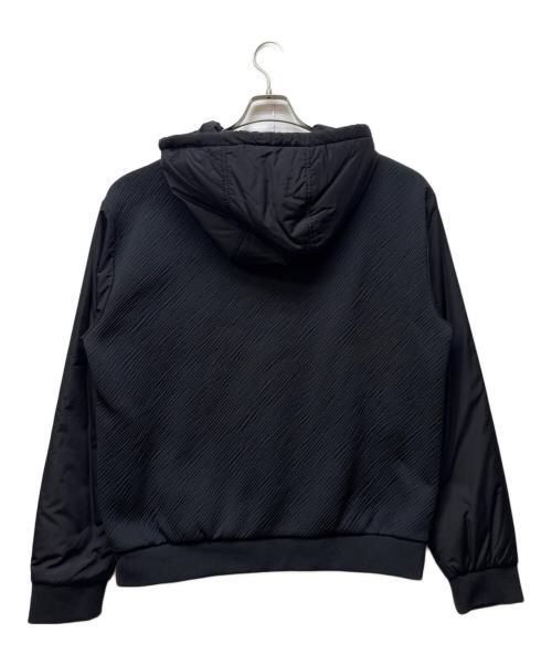 LOUIS VUITTON（ルイ ヴィトン）LOUIS VUITTON (ルイ ヴィトン) テクニカルコットン ジップアップ スウェットパーカ ブラック サイズ:Lの古着・服飾アイテム