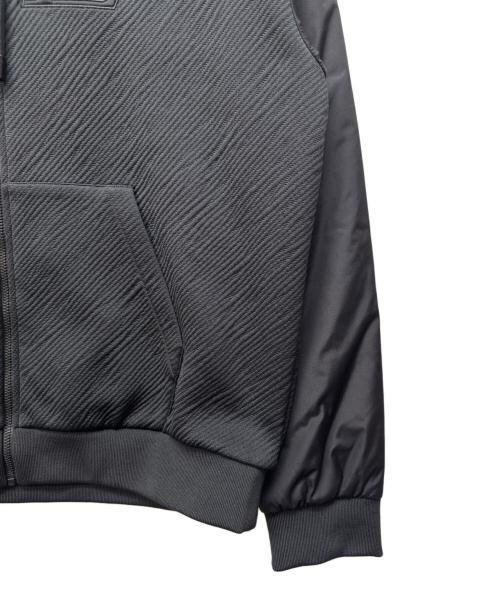LOUIS VUITTON（ルイ ヴィトン）LOUIS VUITTON (ルイ ヴィトン) テクニカルコットン ジップアップ スウェットパーカ ブラック サイズ:Lの古着・服飾アイテム