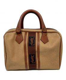 Yves Saint Laurent（イヴサンローラン）の古着「ヴィンテージボストンバッグ」｜ブラウン