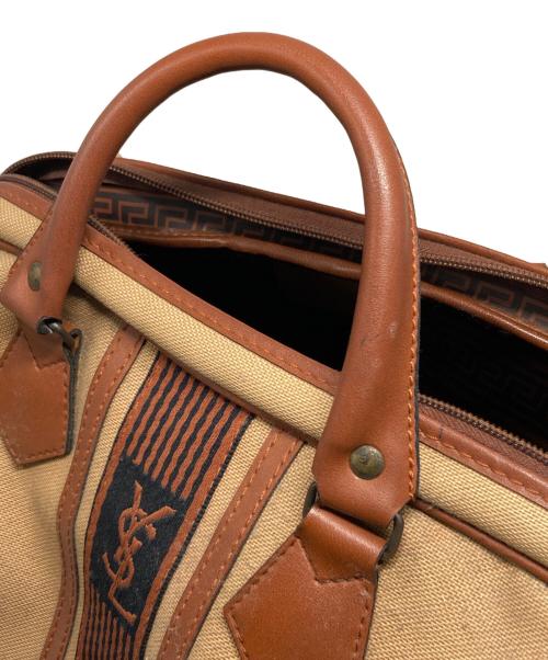 Yves Saint Laurent（イヴサンローラン）Yves Saint Laurent (イヴサンローラン) ヴィンテージボストンバッグ ブラウンの古着・服飾アイテム