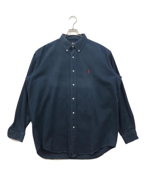 RALPH LAUREN（ラルフローレン）RALPH LAUREN (ラルフローレン) ボタンダウンシャツ ネイビー サイズ:Lの古着・服飾アイテム