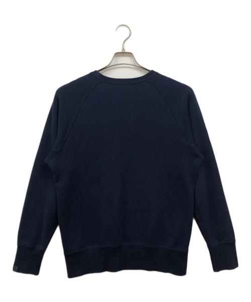 LOOPWHEELER（ループウィラー）LOOPWHEELER (ループウィラー) Ⅴガゼットスウェット ネイビー サイズ:Mの古着・服飾アイテム