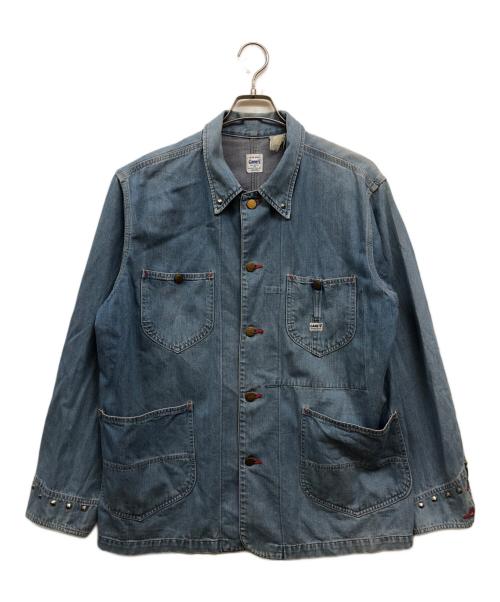 SUGAR CANE（シュガーケーン）SUGAR CANE (シュガーケーン) スタッズカスタムカバーオール ブルー サイズ:不明の古着・服飾アイテム