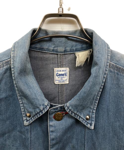 SUGAR CANE（シュガーケーン）SUGAR CANE (シュガーケーン) スタッズカスタムカバーオール ブルー サイズ:不明の古着・服飾アイテム