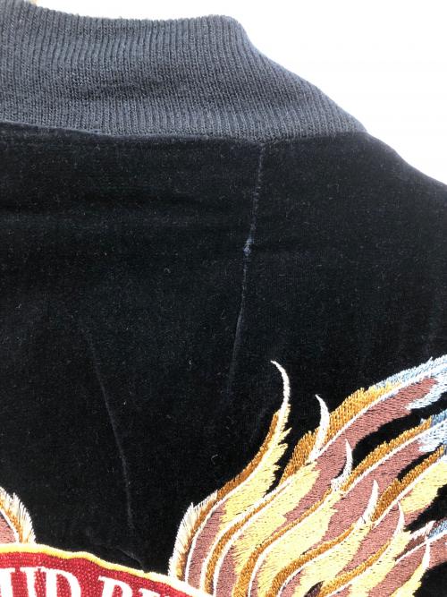 HARLEY-DAVIDSON（ハーレーダビッドソン）HARLEY-DAVIDSON (ハーレーダビッドソン) 別珍スカジャン ネイビー サイズ:Lの古着・服飾アイテム