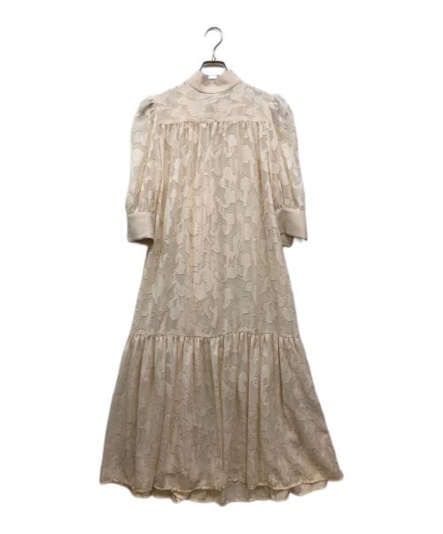 Ameri（アメリ）AMERI (アメリ) MEDI ALICE DRESS ベージュ サイズ:Sの古着・服飾アイテム