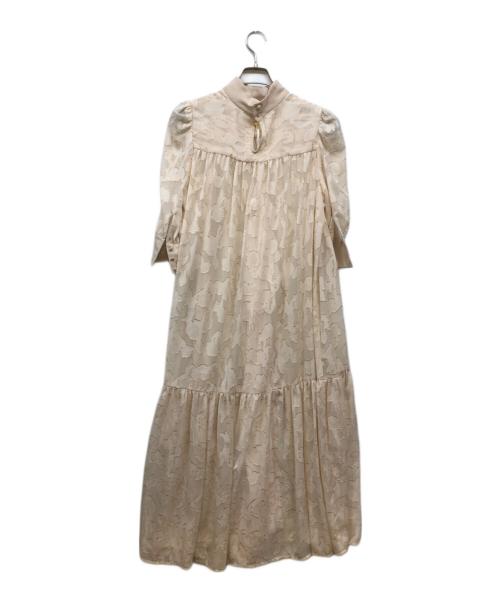Ameri（アメリ）AMERI (アメリ) MEDI ALICE DRESS ベージュ サイズ:Sの古着・服飾アイテム