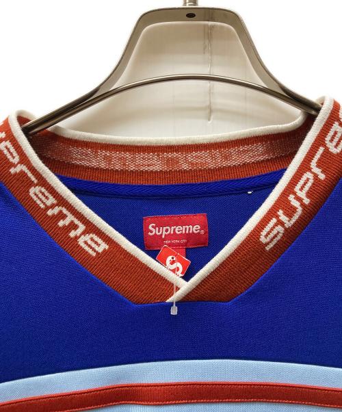 SUPREME（シュプリーム）SUPREME (シュプリーム) ホッケーゲームシャツ ブルー サイズ:ＸＬの古着・服飾アイテム