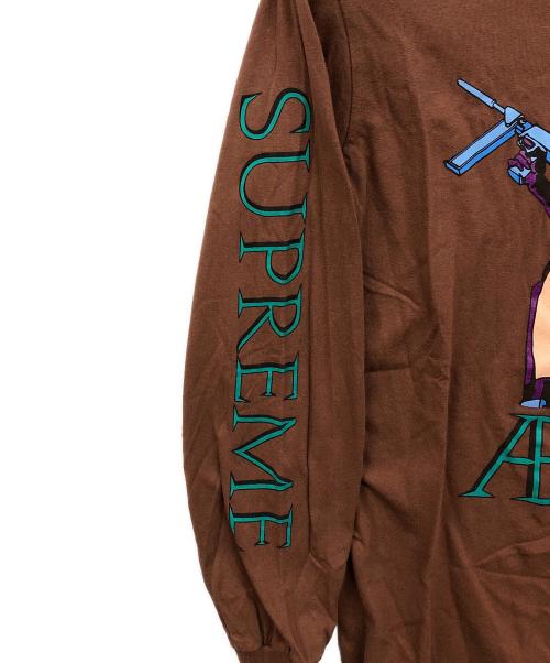 SUPREME（シュプリーム）Supreme (シュプリーム) AEON FLUX L/S ブラウン サイズ:Sの古着・服飾アイテム