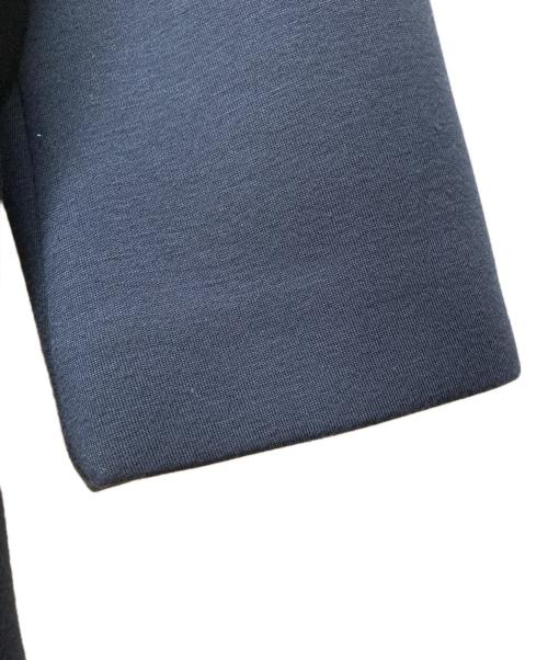 WEEKEND Max Mara（ウィークエンド マックスマーラ）Weekend Max Mara (ウィークエンド マックスマーラ) ノーカラースウェットコート ネイビー サイズ:Lの古着・服飾アイテム