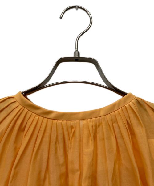 BALLSEY（ボールジィ）BALLSEY (ボールジィ) シルクコットン ビッグボウタイブラウス イエロー サイズ:36 未使用品の古着・服飾アイテム