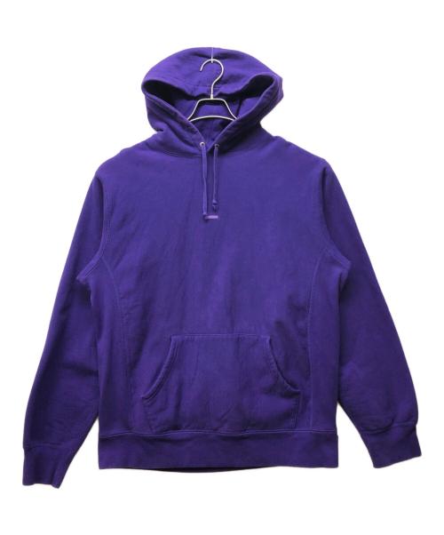 SUPREME（シュプリーム）Supreme (シュプリーム) 21SS Micro Logo Hooded Sweatshirt パープル サイズ:Lの古着・服飾アイテム