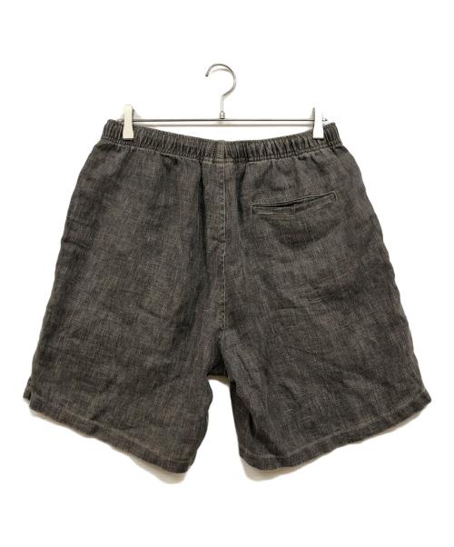 stussy（ステューシー）stussy (ステューシー) リネンハーフパンツ ブラウン サイズ:Mの古着・服飾アイテム