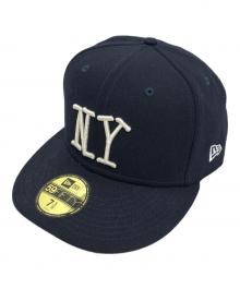 New Era×stussy（ニューエラ×ステューシー）の古着「NYキャップ」｜ネイビー