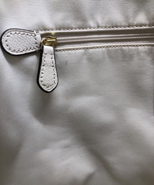 COACH（コーチ）COACH (コーチ) レザートートバッグ アイボリーの古着・服飾アイテム