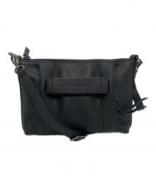 LONGCHAMP（ロンシャン）の古着「3Dクロスボディバッグ」｜ブラック