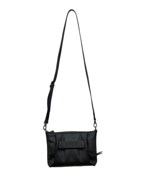 LONGCHAMP（ロンシャン）LONGCHAMP (ロンシャン) 3Dクロスボディバッグ ブラックの古着・服飾アイテム