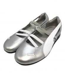 PUMA（プーマ）の古着「SPEEDCAT BALLET METALLIC」｜シルバー